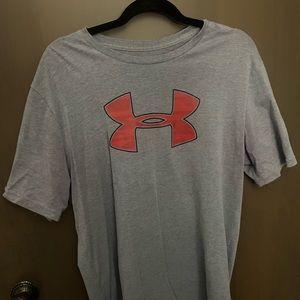 Mens Under Armour T-Shirt Gray Size Medium